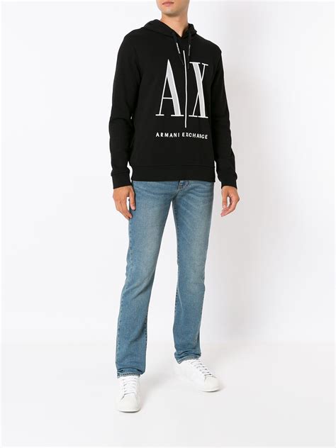 armani exchange hoodie mens|farfetch armani exchange hoodie.